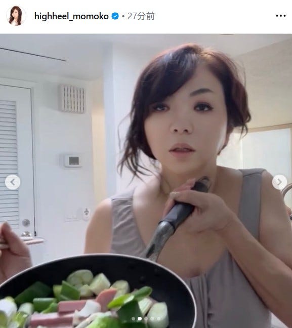 ハイヒール・モモコInstagramより