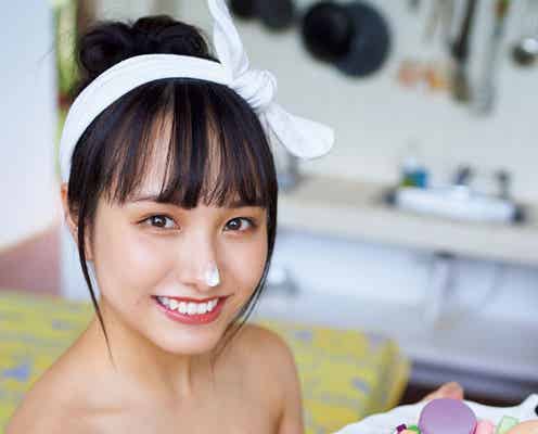 “令和的美少女”Pimm's新谷真由、たわわバストと抜群ボディで魅了