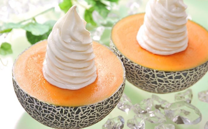 生メロンソフトクリーム (提供写真)