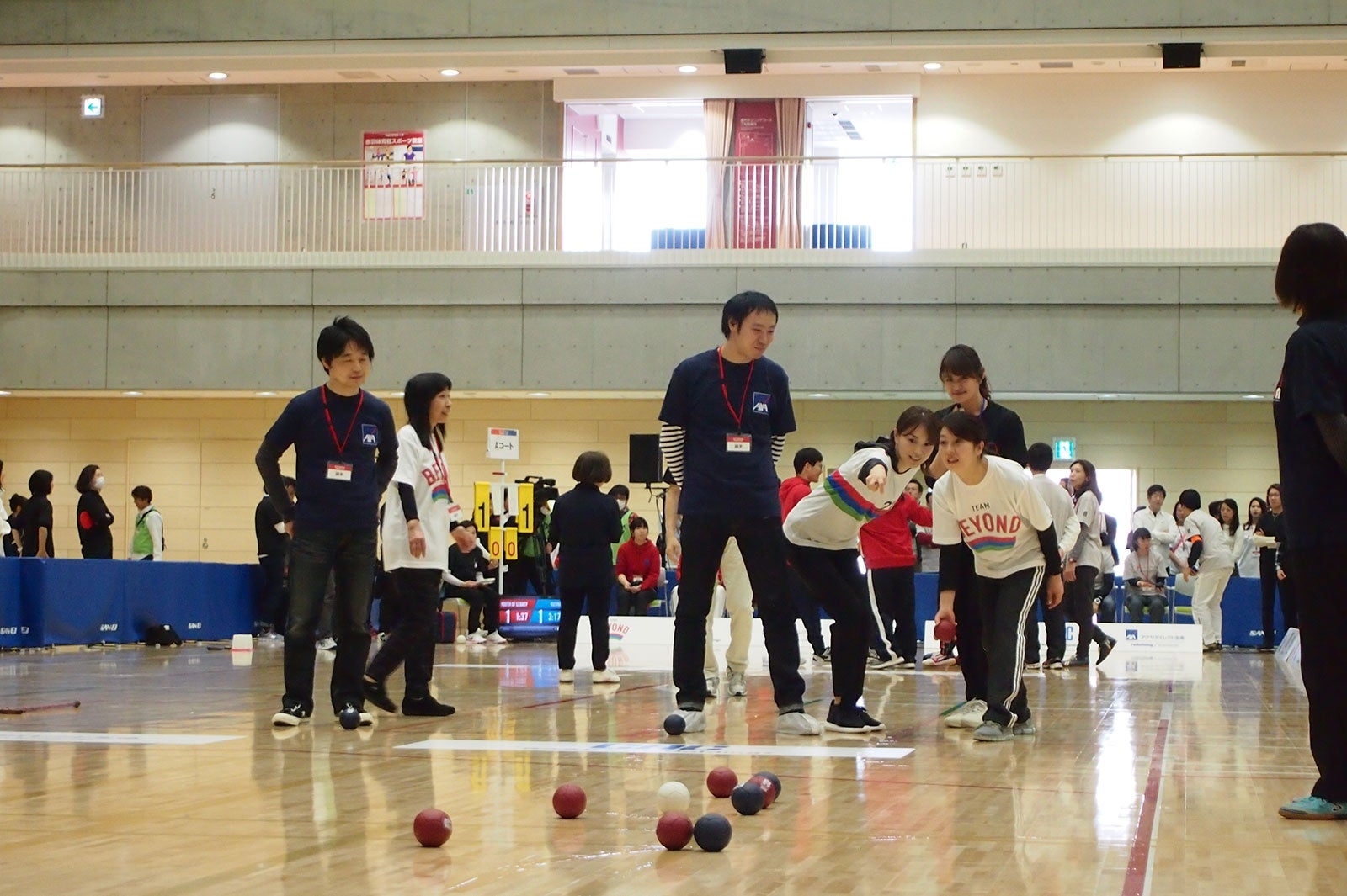 「2017ボッチャ東京カップ」の模様（提供写真）