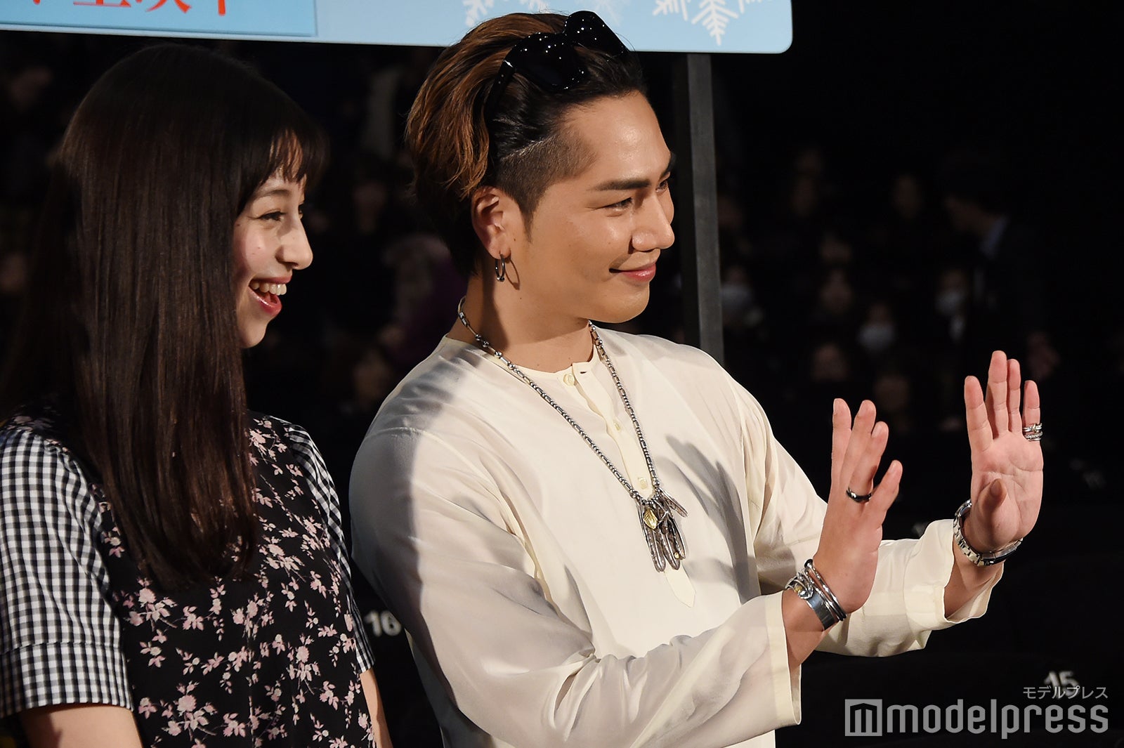 中条あやみ、登坂広臣 （C）モデルプレス