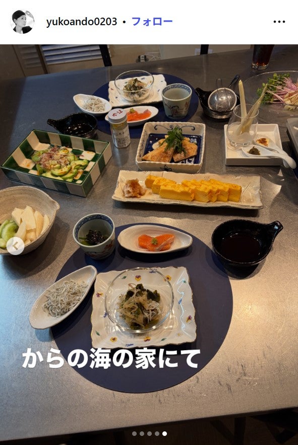 安藤優子Instagramより