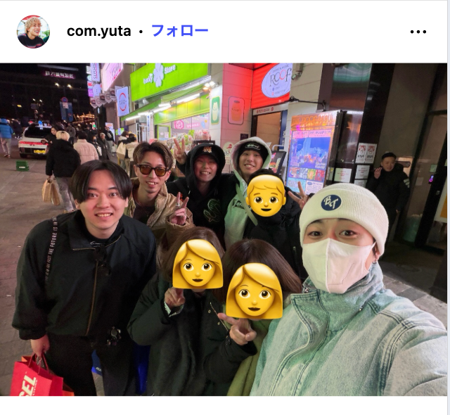 コムドットゆうたInstagramより