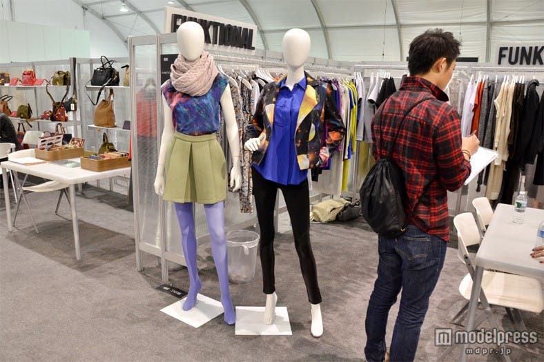 「FUNKTIONAL」ブースの様子(「MAGIC」2013S/Sにて)