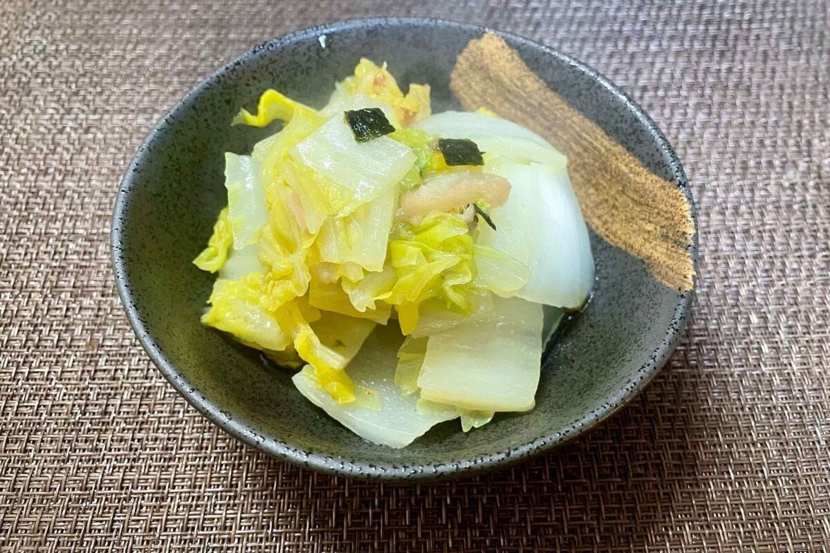 白菜の簡単煮