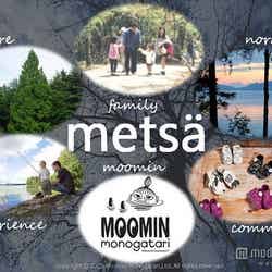 本物の自然「nature」、ムーミン「moomin」のファンタジー、北欧「nordic」の文化体験・暮らしに触れて、家族「family」が憩い、地域「community」に愛されるコミュニティスペース／画像提供：フィンテック