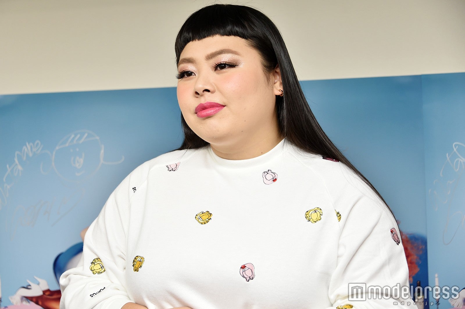 渡辺直美／囲み取材より（C）モデルプレス