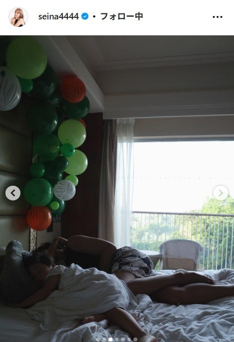 島袋聖南公式Instagramより