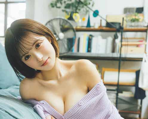 “神スタイル”と話題の聖菜「週プレ」初登場 引き締まったウエスト&美バスト披露