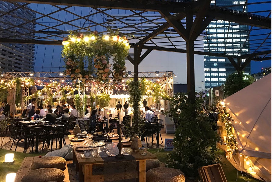 新宿ビアガーデン LAND MEAT CENTER1