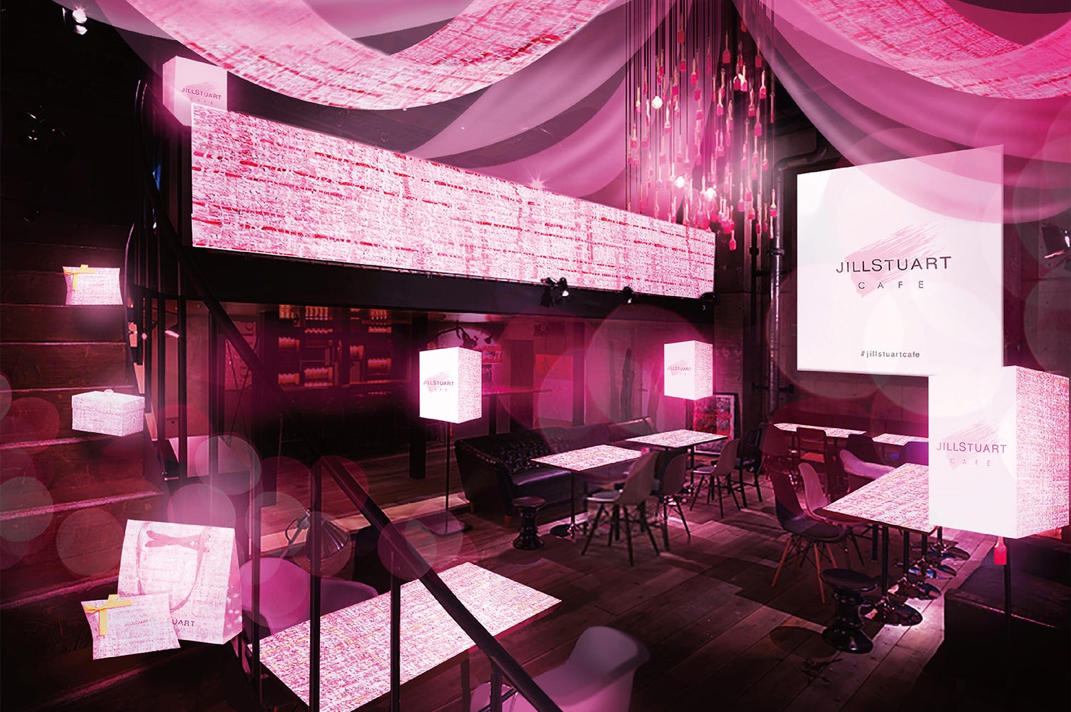 乙女心くすぐるピンクの世界にキュン。「ジルスチュアートカフェ」が大阪に限定オープン