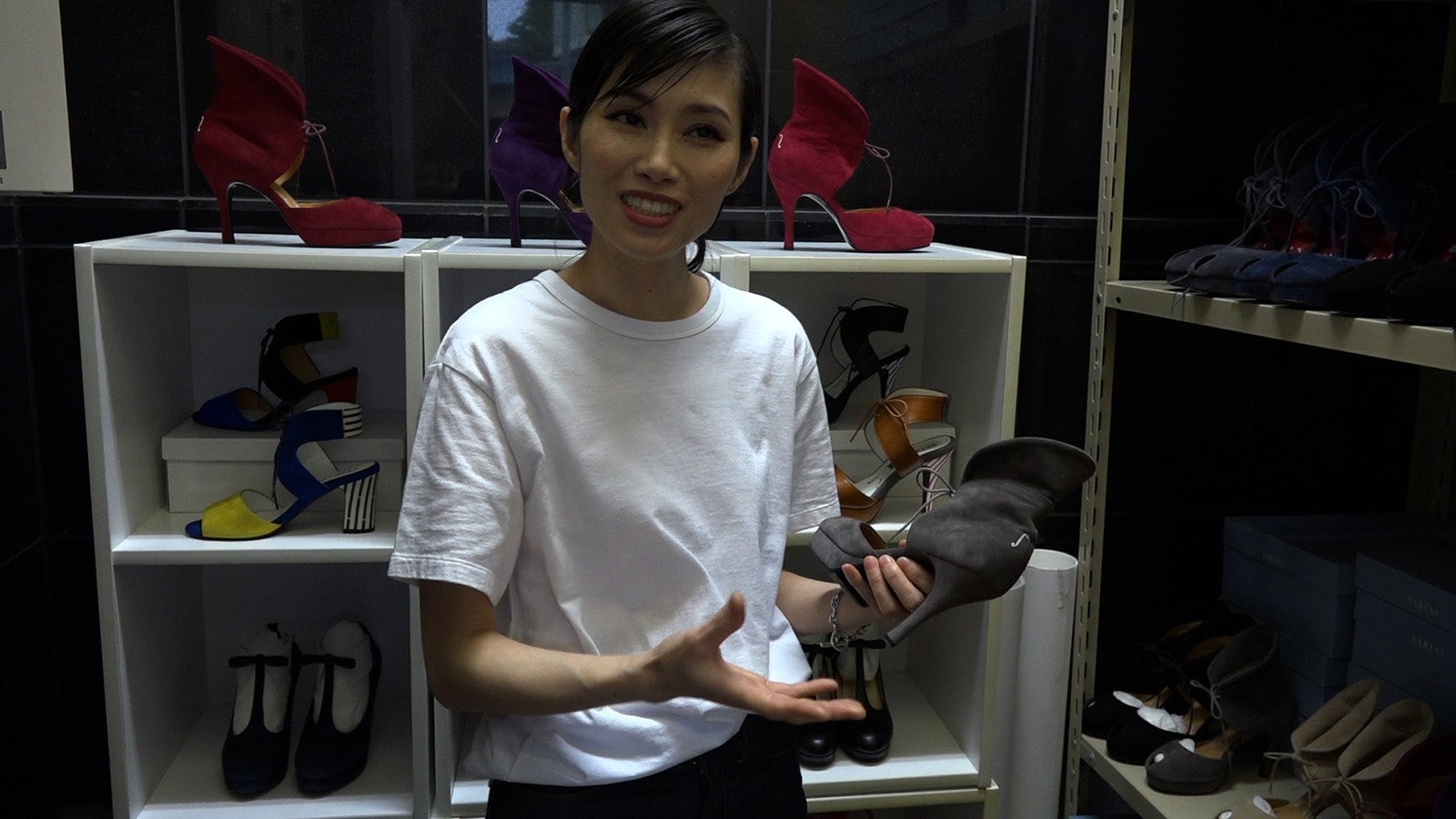 シューズデザイナーの瀧見サキ（画像提供：関西テレビ）