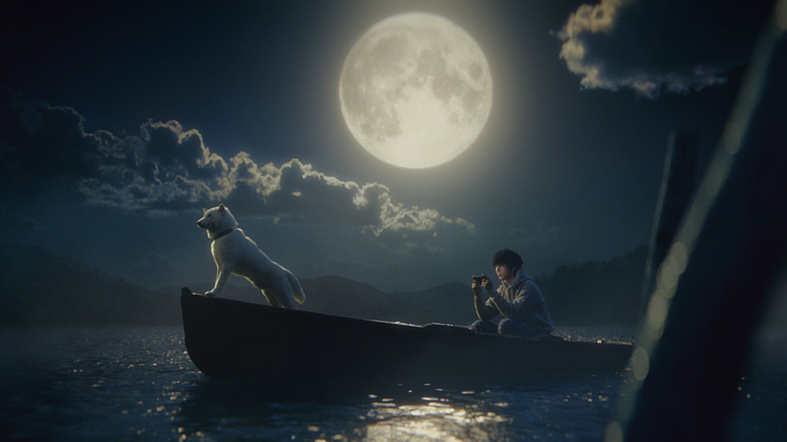 吉沢亮／新CM「スマホ舟」篇（提供写真）