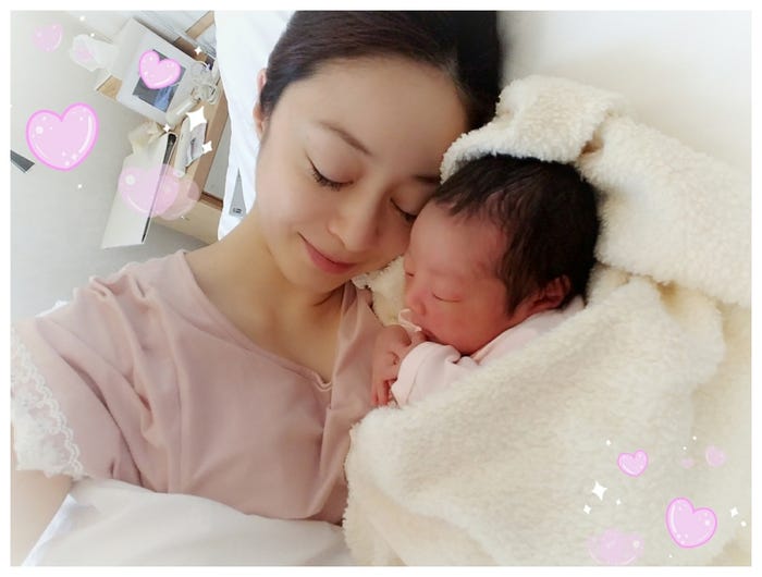 出産を発表した白田久子/白田久子公式ブログ(Ameba)より