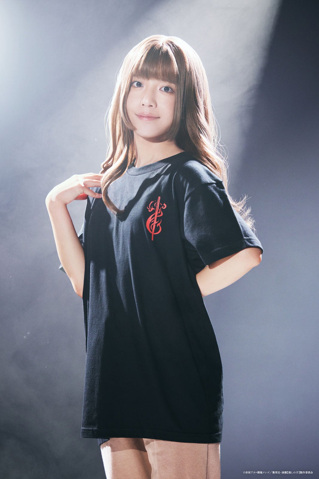 化野めい（劇団ララライ）役：古賀ありさ【推しの子】キャラクタービジュアル（C）赤坂アカ×横槍メンゴ／集英社・演劇【推しの子】製作委員会