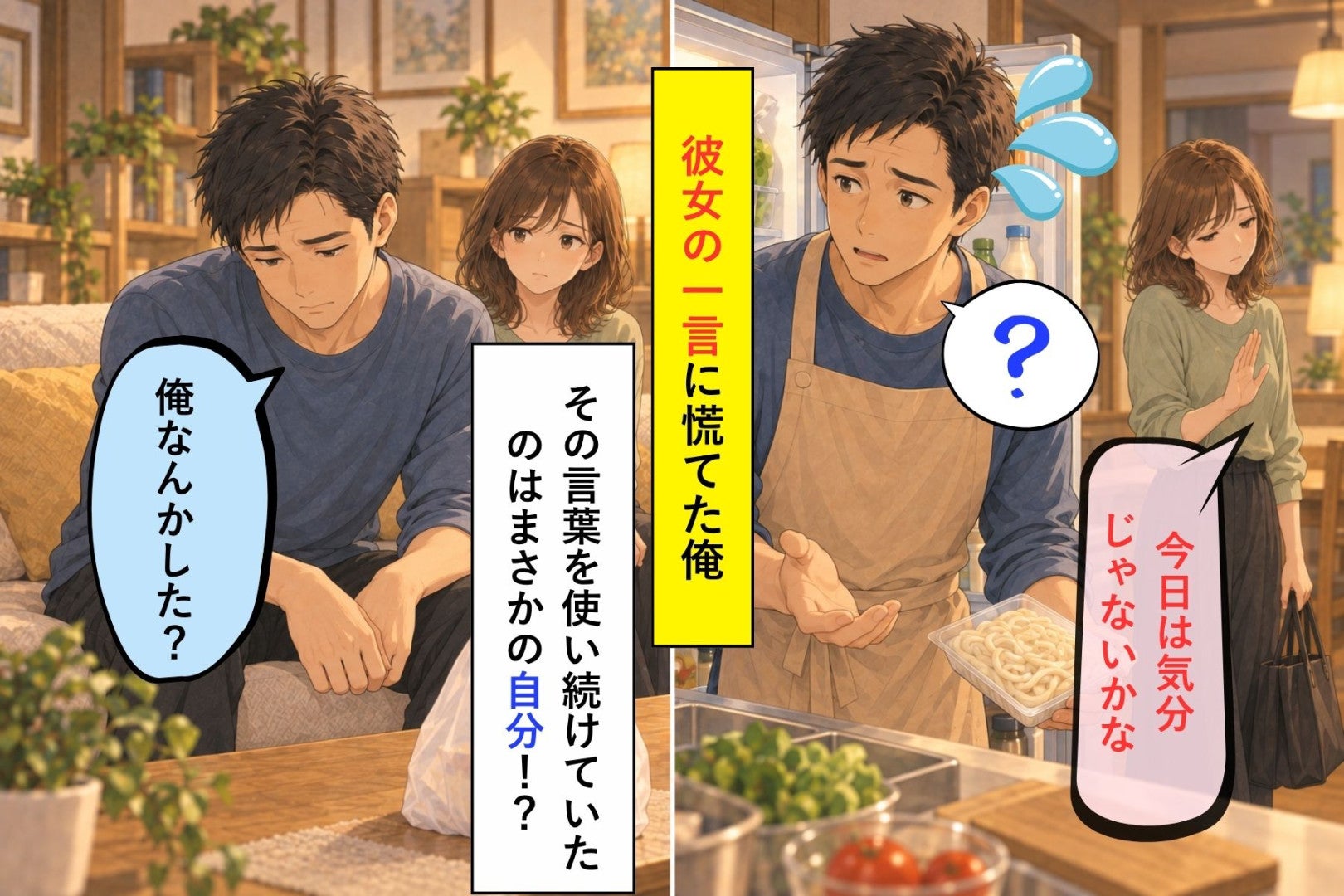 彼女の「今日は気分じゃないかな」に慌てた俺。２年間、その言葉を使っていたのは自分のほうだった