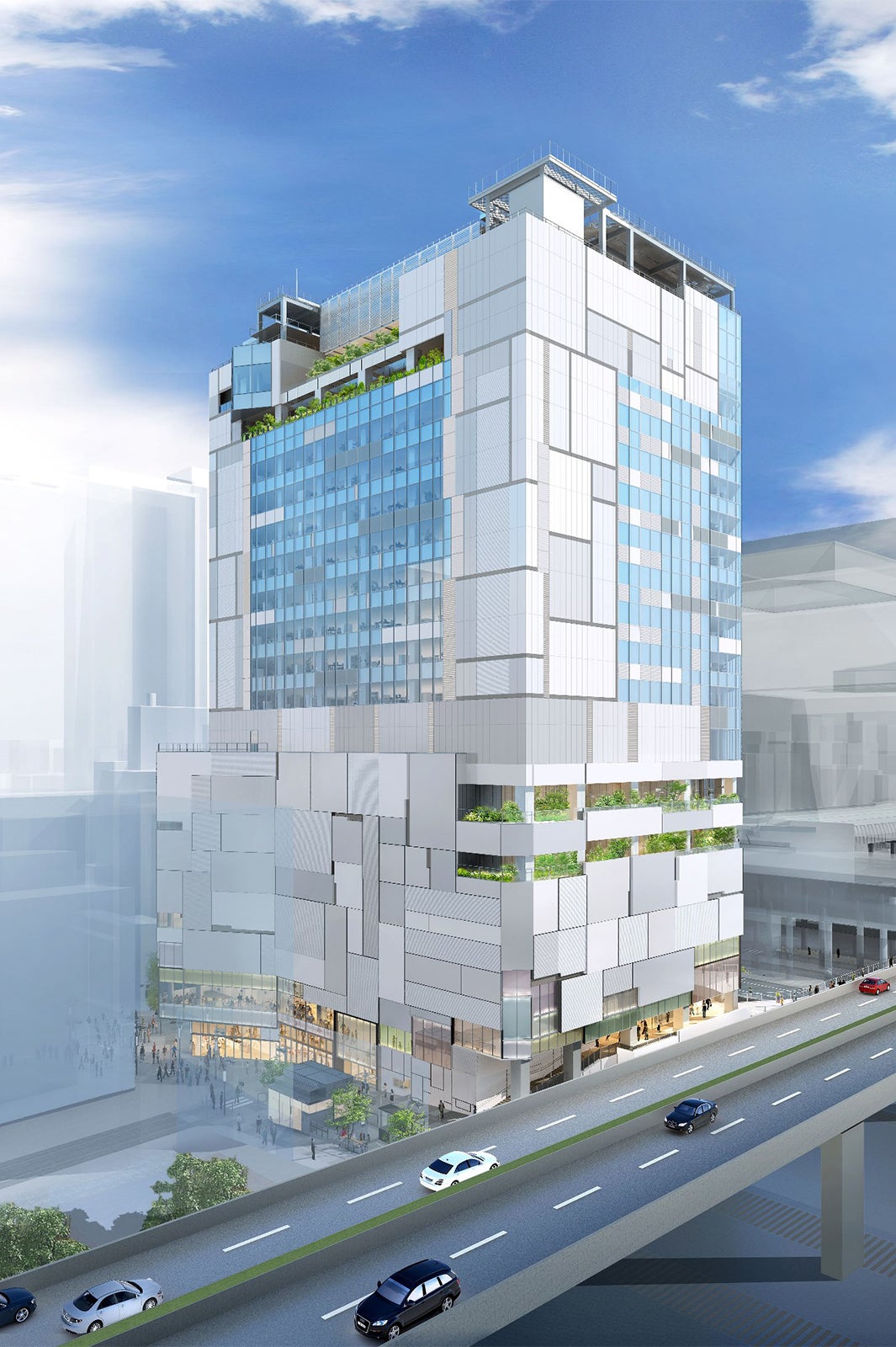 外観(南西側) イメージ／画像提供：東急不動産