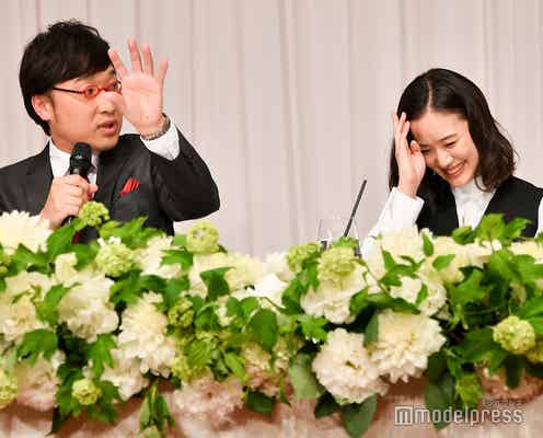 <南キャン山里亮太&蒼井優、結婚会見一問一答/後編>土手デートで愛を育んだ?初デートの様子を明かす