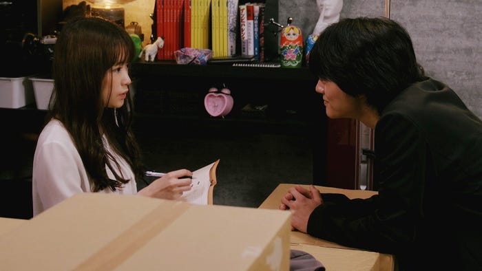 大原櫻子、櫻井海音(C)円城寺マキ・小学館/「つまり好きって言いたいんだけど、」製作委員会