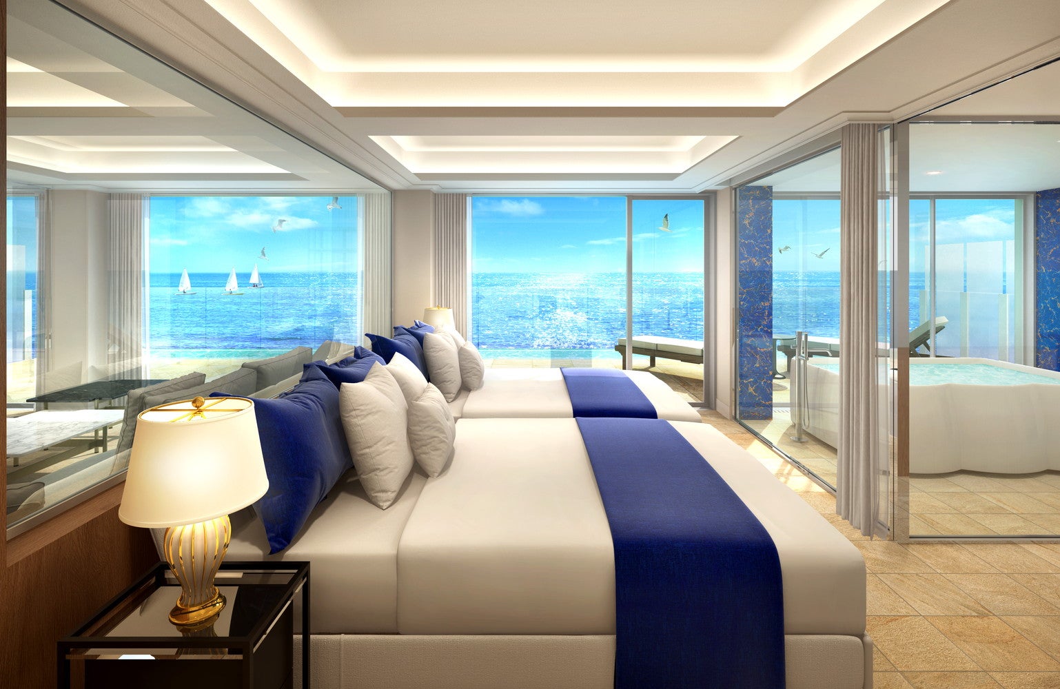 「葉山ホテル音羽ノ森」全室相模湾オーシャンビューバス＆愛犬可の客室新設しリニューアル