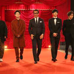 （左から）笑福亭鶴瓶、菅田将暉、中井貴一、松坂桃李、GACKT（C）日本アカデミー賞協会