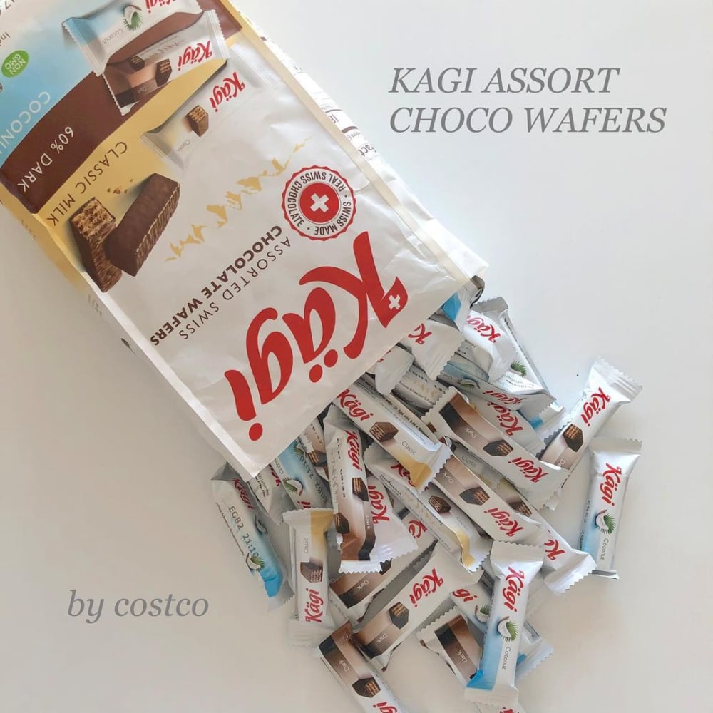 コストコの小分けになったウェハース