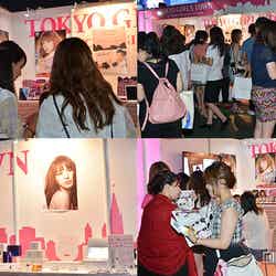 藤井リナ・くみっきーになりたい女子集結「TOKYO GIRLS TOWN Beauty Booth」ブース