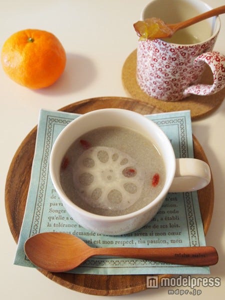 とろとろれんこんスープ