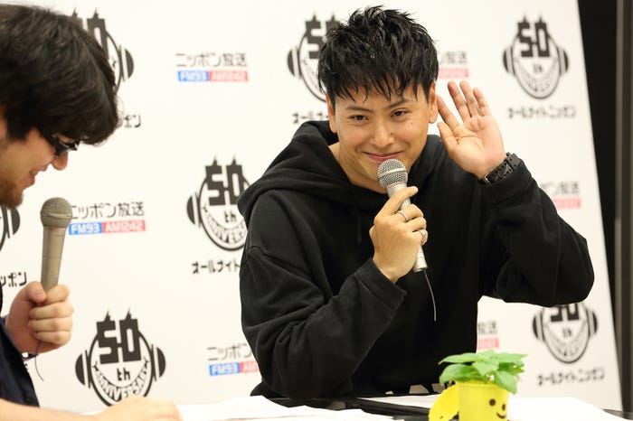 荒木くんと山下健二郎(画像提供:ニッポン放送)