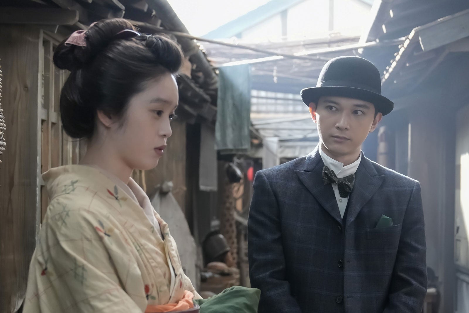 高石あかり、吉沢亮「ばけばけ」第56話（C）NHK