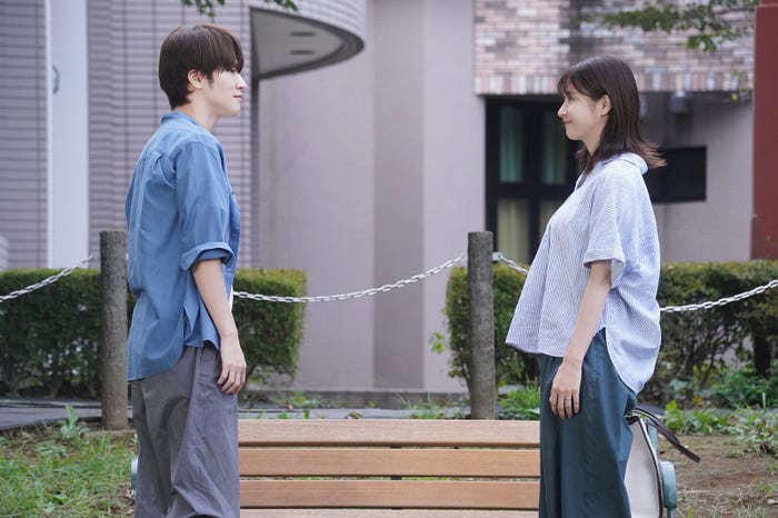 深澤辰哉、松本若菜「わたしの宝物」第1話(C)フジテレビ