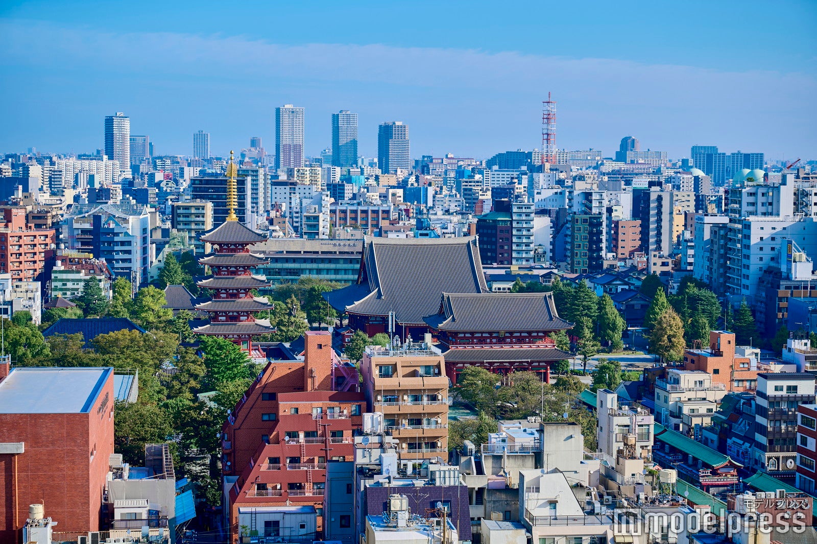 浅草の賑わいの中心、浅草寺（C）モデルプレス