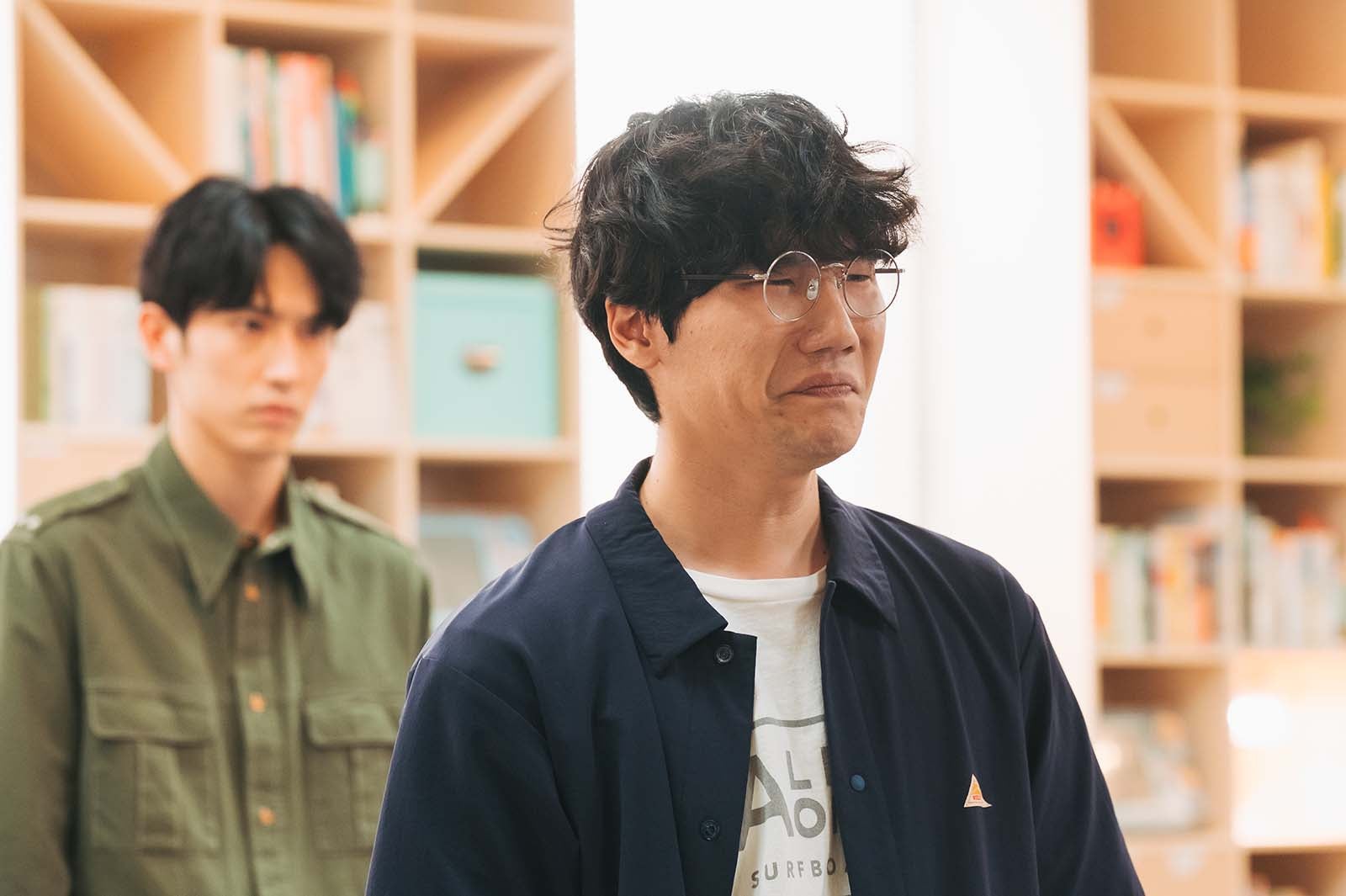 杉野遥亮、前原滉／「ユニコーンに乗って」第8話より（C）TBSスパークル／TBS　撮影：加藤春日