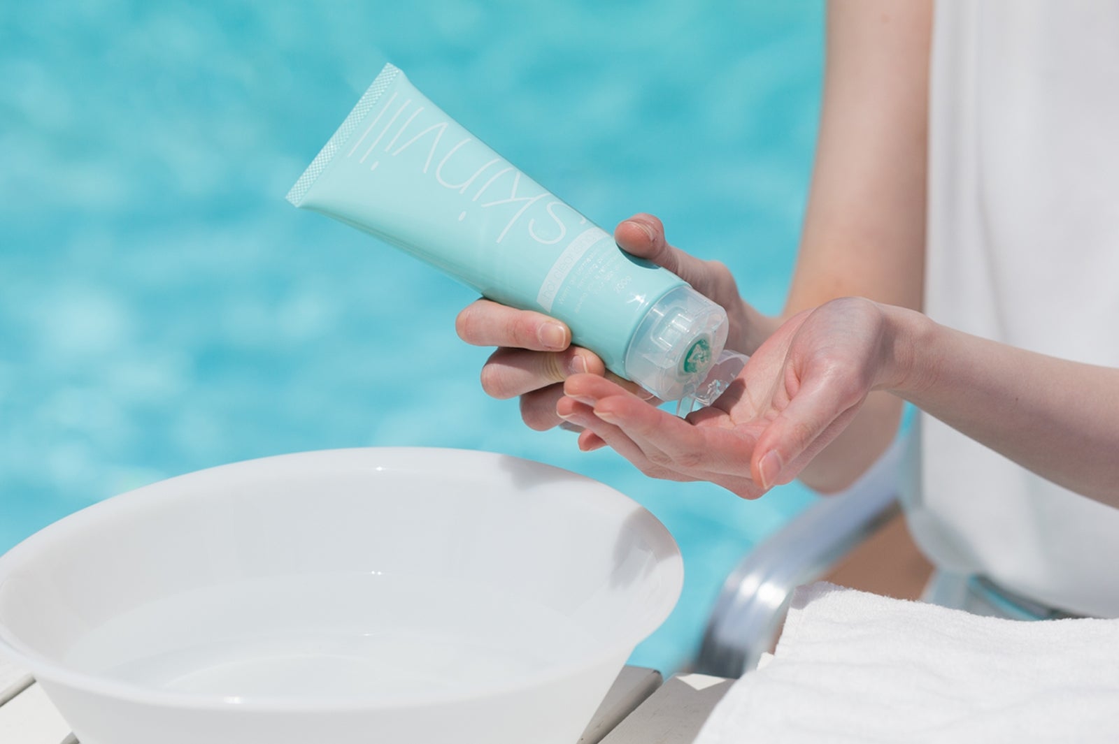 肌をやさしく洗い上げるジェルタイプ