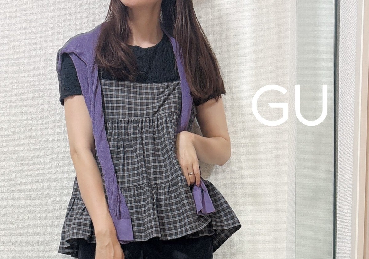 お腹もお尻もカバー♡GUのキャミチュニックが優秀すぎ！着こなし5連発