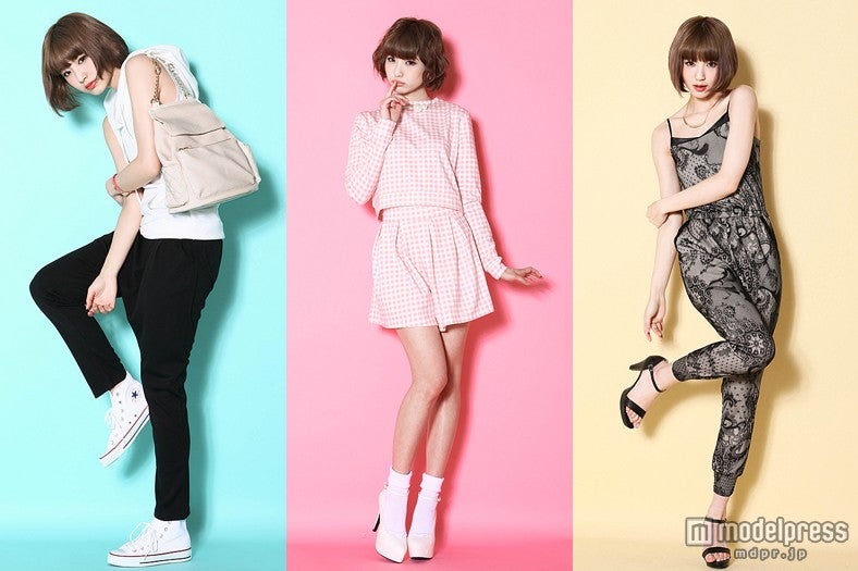 「LUGZY」のイメージモデルをつとめるizu