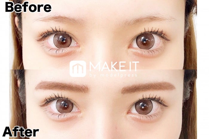 眉毛無し子必見 のっぺり海苔眉をふんわり眉にするメイクテクニック モデルプレス
