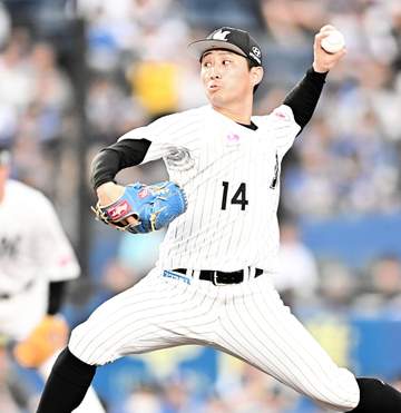 ロッテ・小島六回途中1失点で勝利投手の権利 交代に一瞬表情曇らせるもその後笑顔