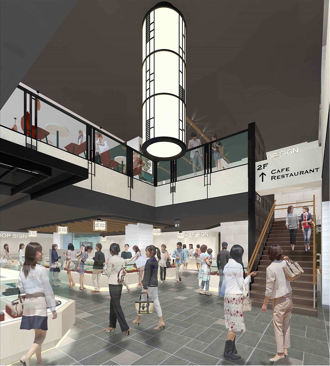 1階吹き抜けイメージ／画像提供：CIAL鎌倉