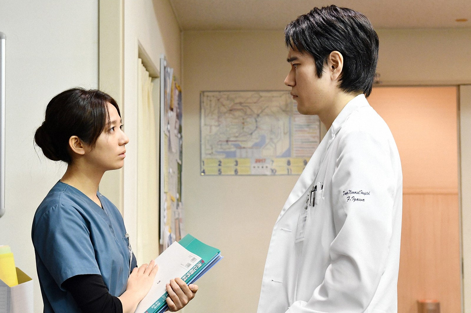 木村文乃、松山ケンイチ「A LIFE～愛しき人～」第3話より（C）TBS