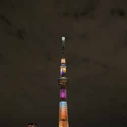 夏休み特別ライティング「ラブリーショコラ」(C)TOKYO-SKYTREE