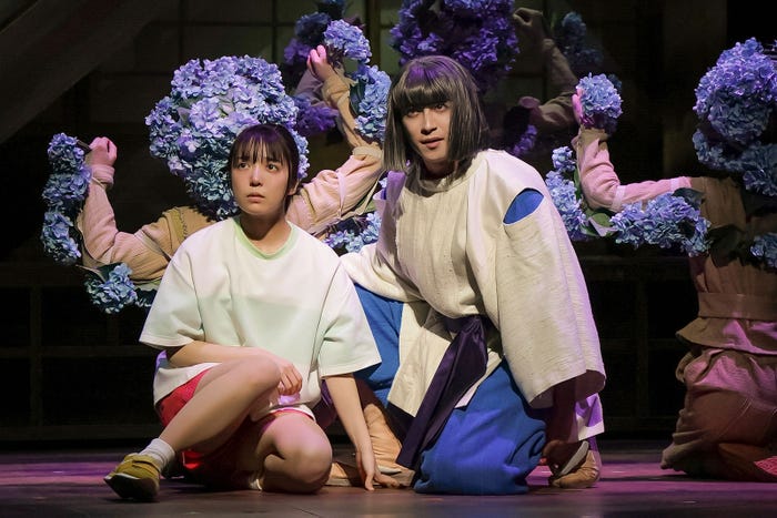 上白石萌音、阿久津仁愛/舞台「千と千尋の神隠し」ソウル公演より(提供写真)