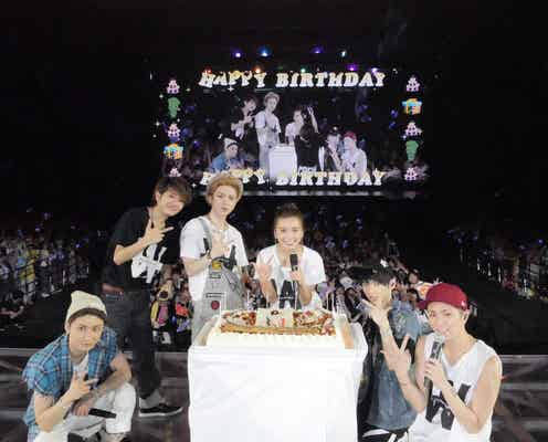 AAA、ツアーファイナルで宇野実彩子バースデー祝福 西島隆弘誕生日にはドーム追加