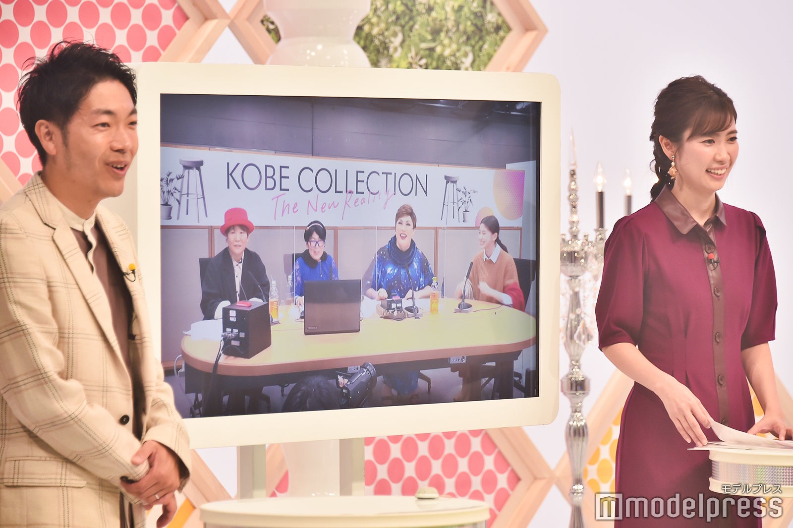 秋山賢太、玉巻映美アナウンサー （C）モデルプレス