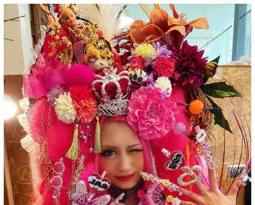 日本一ド派手な新成人「egg」あいめろ姫、盛り髪&ミニ丈振り袖…鬼のこだわりが話題