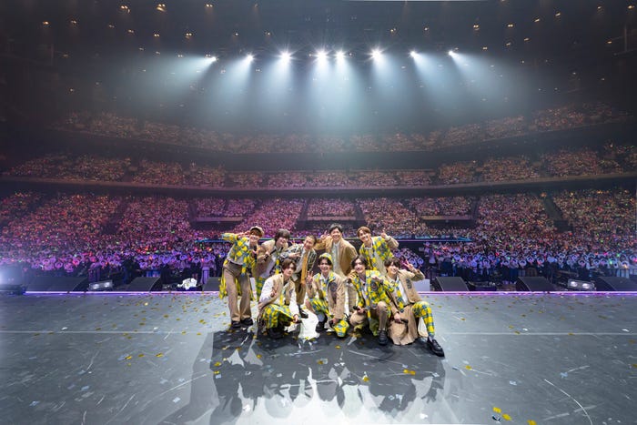 なにわ男子&コットン/「なにわ男子の逆転男子 祝3周年 ~スタジオ飛び出してKアリーナ横浜に来ちゃいました~」4月7日公演(C)テレビ朝日