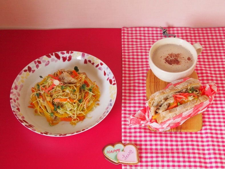 「焼きそば → 焼きそばパン」