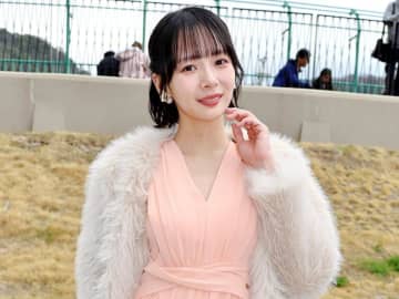 【競輪】防府G2に岡田紗佳が来場 「すごくきれいで大きな公園みたい」と称賛