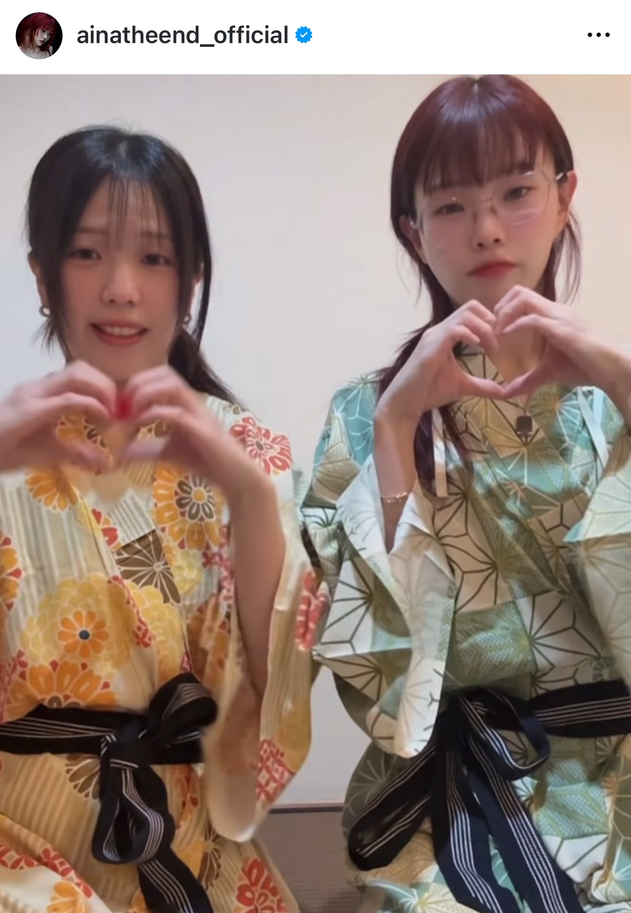 アイナ・ジ・エンドInstagramより