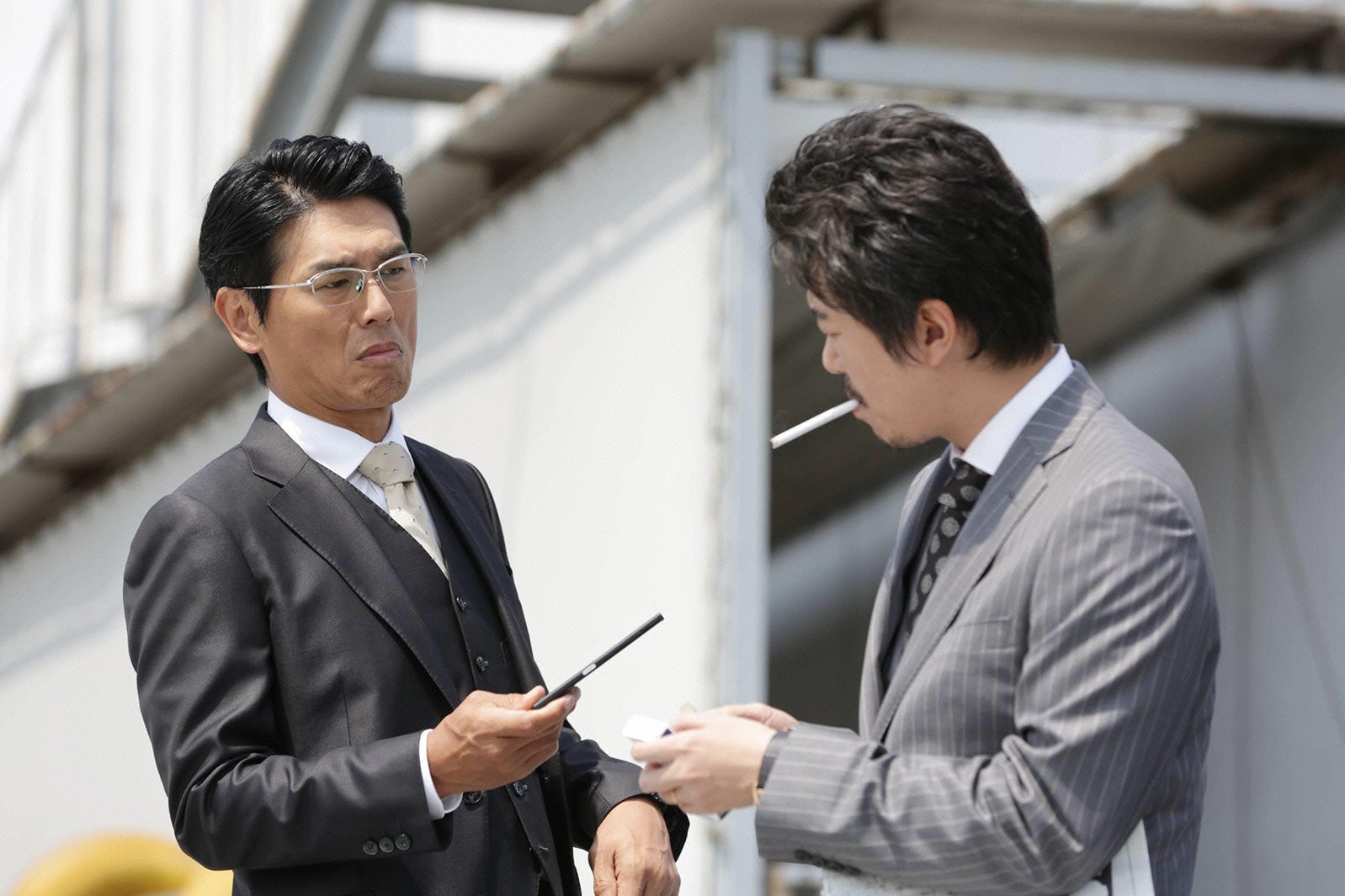 高橋克典、新井浩文／「モンテ・クリスト伯 ー華麗なる復讐ー」第8話より（C）フジテレビ